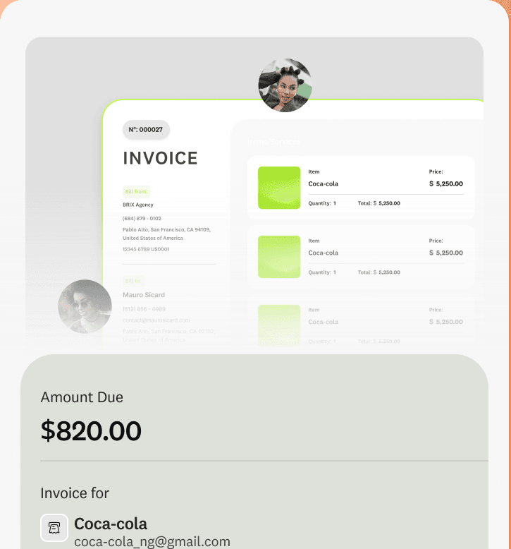 A Klout invoice